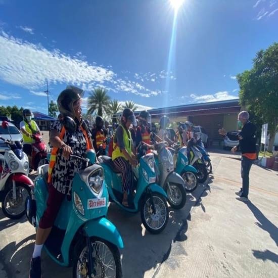 พัทยาใต้สอนขับรถมอเตอร์ไซค์